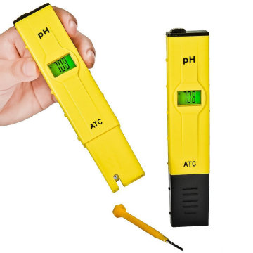 Stift-Art Boden-Ph-Meter Preis-preiswerter Stellen-pH-Prüfvorrichtung für Gewebe / Käse